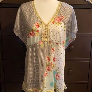 Johnny was silk blouse